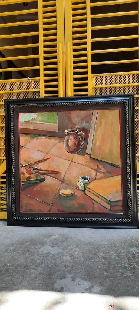 Tranh Tĩnh Vật Góc Xưởng Họa — original_uncropped