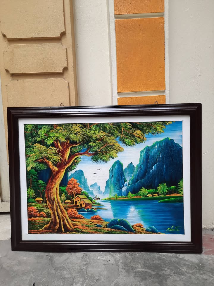 Tranh phong cảnh sơn thủy hữu tình — original_uncropped